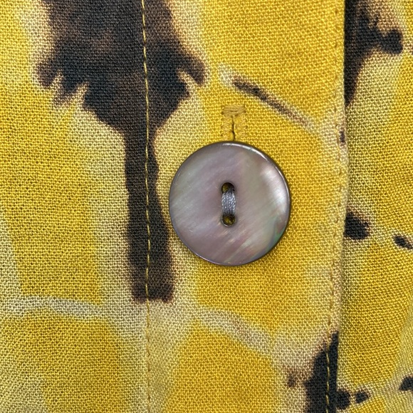 John Mark Yellow and Black Tie-Dye Tunic - Picture 7 of 15